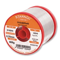 【HS10 2510 1,0MM 500G】SOLDER WIRE 362FLUX 1.0MM 500G