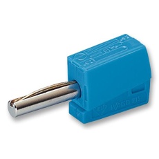 【215-711】BANANA PLUG 20A CAGE CLAMP BLUE