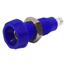 【563-0200-01】BANANA SOCKET 10A 4MM PANEL BLUE