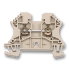 【102000 WDU2.5】TERMINAL BLOCK DIN RAIL 2POS 12AWG