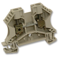 【102020 WDU6】TERMINAL BLOCK DIN RAIL 2POS 8AWG