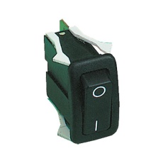 【K1ABAAAAAR】ROCKER SWITCH SPST BLACK I/O