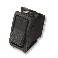 【K3AB2AAA】ROCKER SWITCH DPST BLACK