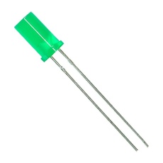 【L-483GDT】LED 5MM GREEN 3MCD 568NM