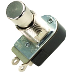 【111-16-P】SWITCH PUSHBUTTON SPST 6A 250V