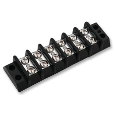 【603-GP-6】TERMINAL BLOCK BARRIER 6 POSITION 12-10AWG
