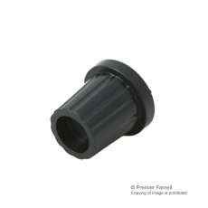 【CP-AA19A-S(6.4)/BA】KNOB 19MM BLACK 6.4 DIA SHAFT