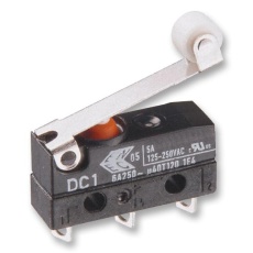 【DC1C-A1RC】MICROSWITCH SPDT MED ROLLER LEVER