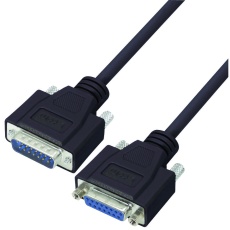 【CSMNB15MF-2.5】COMPUTER CABLE SERIAL 2.5FT BLACK