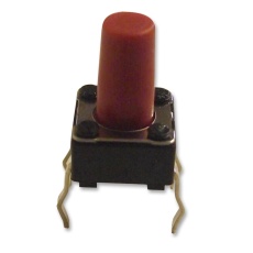 【SKHHBSA010】SWITCH TACTILE 6X6MM VERT RED