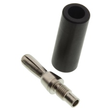 【285-103】BANANA PLUG 25A STUD BLACK