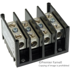 【1414300】TERMINAL BLOCK BARRIER 4 POSITION 14-2AWG