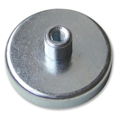 【E863】MAGNET FERRITE POT 20X6MM M3