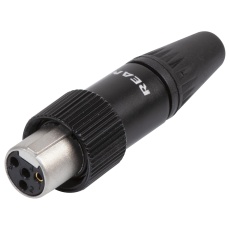 【RT4FCT-B】CONNECTOR XLR SOCKET 4POS CABLE