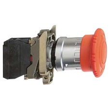 【XB4BS8442】EMERGENCY STOP SWITCH SPST-NC 600VAC