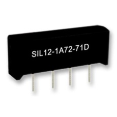【SIL05-1A72-71LHR】RELAY REED SPST-NO 200V 1A THT