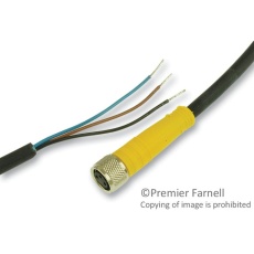 【RK 4.5T-10】SENSOR CORD 5P M12 RCPT-FREE END 10M