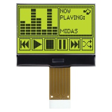【MCCOG128064B12W-SPTLY】DISPLAY LCD GRAPHIC 128X64 STN