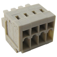 【734-104】TERMINAL BLOCK PLUGGABLE 4POS 14AWG