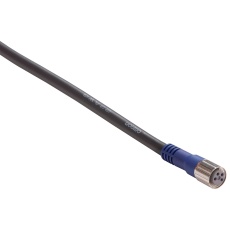 【XS3F-LM8PVC4S2M】SENSOR CORD 4P M8 RCPT-FREE END 2M