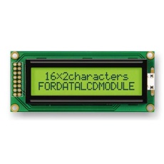 【FC1602B04-FHYYBW-91*E】DISPLAY ALPHANUMERIC 16X2 YELLOW GRN