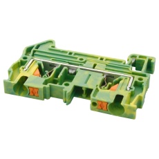 【PT 4-PE】TERMINAL BLOCK DIN RAIL 2POS 10AWG