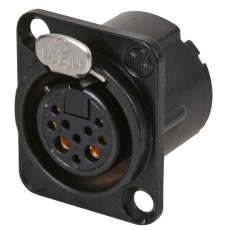 【NC10FD-LX-B】CONNECTOR XLR AUDIO RCPT 8SIG+2PWR