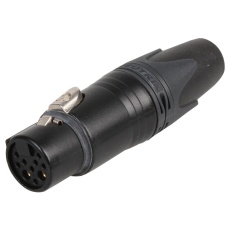 【NC10FXX-14-B】CONNECTOR XLR AUDIO RCPT 8SIG+2PWR