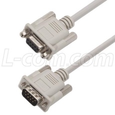 【CS2N9MF-50】D SUB CABLE 9POS PLUG-RCPT 15.24M
