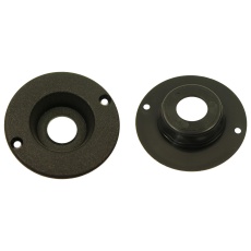 【CL1396】RECESS PLATE 6.35MM JACK SOCKET BLACK