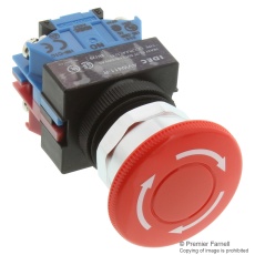 【AVW411-R】SWITCH EMERGENCY STOP 1NO/1NC 600VAC