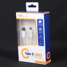 【83-17593】White 3 USB 3.1 A To C Cable 3A 10Gb With E Marker Chip