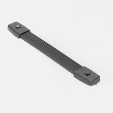 【H1014K】STRAP HANDLE RUBBER/STEEL BLACK