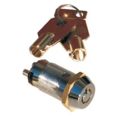 【SS-090-2H0】Seco-Larm SS-090-2H0 Tubular Key Lock Switch - High Security