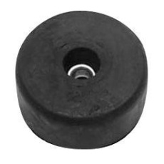 【F1686/25】Rubber Foot with Metal Washer - 1 1/2inch Diameter x 1inch Thickness