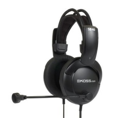 【SB40】Full Size Comm Headphones with Noise Cancelling Microphone