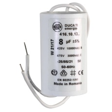 【4.16.10.13.06】CAP 8μF 450VAC 5% PP CAN