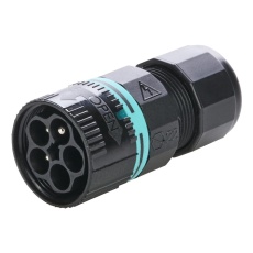 【THB.387.A5A】CIRCULAR CONNECTOR PLUG 5POS CABLE