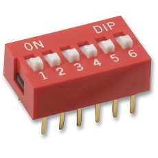 【MCNDS-06V】DIP SWITCH 6POS SPST-NO SLIDE TH