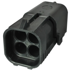 【12015024】HOUSING PLUG 4POS 20A PA 6.6 BLACK