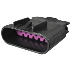 【15397579】HOUSING CONN PLUG 6POS BLACK