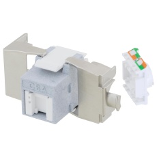 【RJTLC6A-POE】RJ45 CONN KEYSTONE JACK 8P8C 1PORT