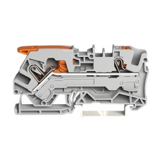 【2106-5201】TERMINAL BLOCK DINRAIL 2WAYS 8AWG