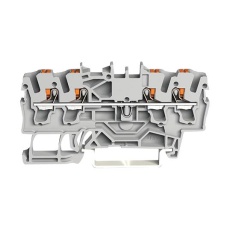 【2202-1401】TERMINAL BLOCK DINRAIL 4WAYS 12AWG