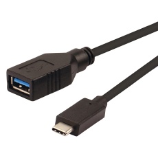 【11.02.9030】USB CABLE 3.1 C PLUG-A RCPT 150MM