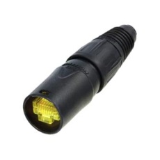 【NE8MX-B-1】ETHERCON CABLE HOUSING BLACK