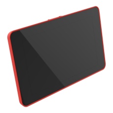 【ASM-1900147-61】RPI TOUCH-SCREEN CASE - RED
