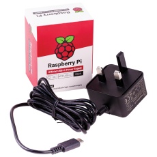 【SC0216】RPI POWER SUPPLY USB-C-5.1V/3A UK BLACK
