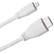 【T7689AX】CABLE MICRO HDMI-HDMI PLUG 1M WHT