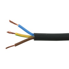 【PEL01088】CABLE H05VV-F3 3183Y 1.50MM BLACK 100M